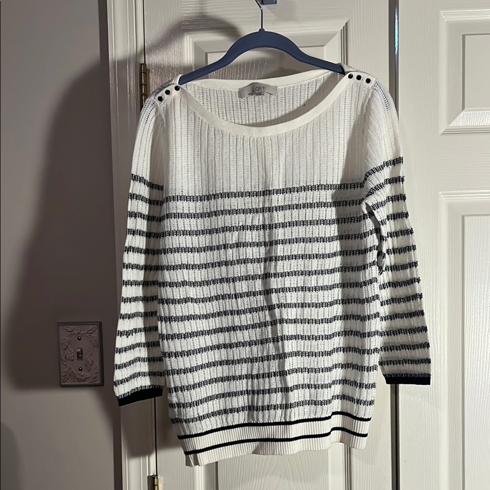 Striped Black and White Sweater